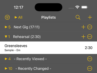 Playlist Screen